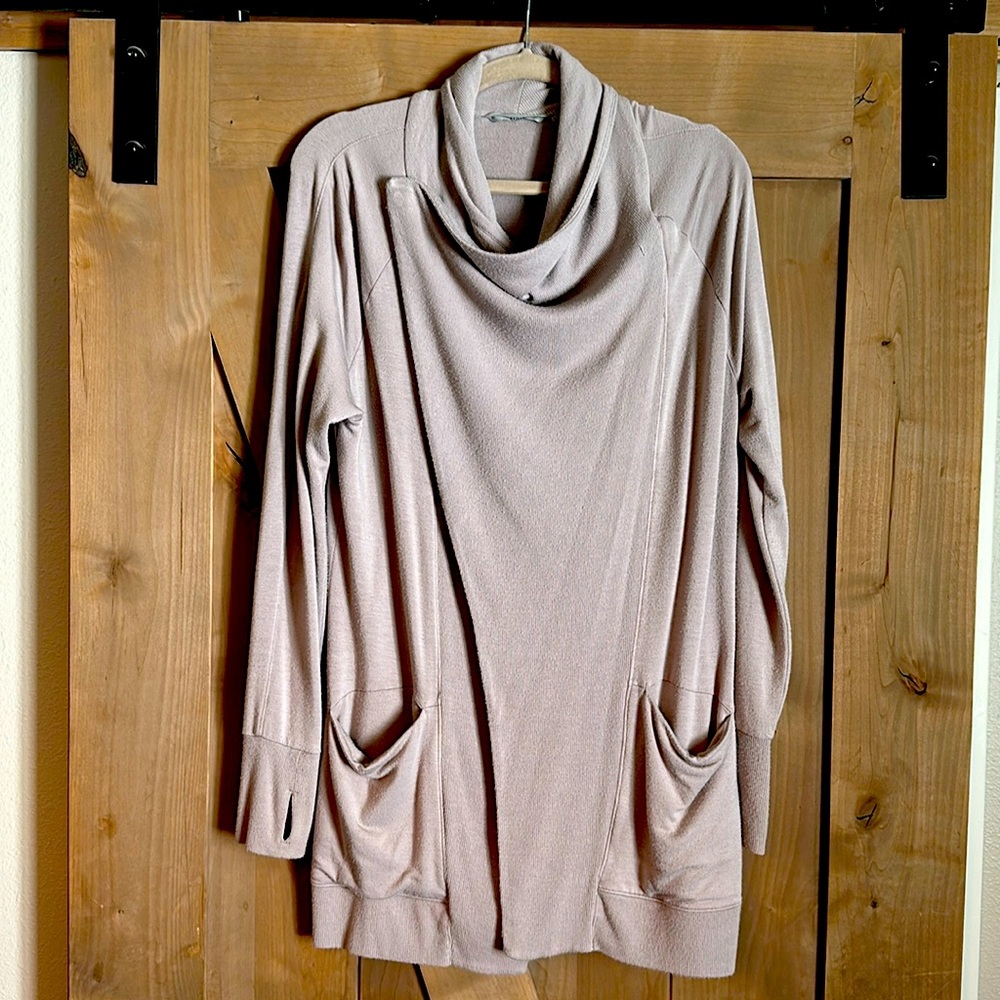 Athleta studio wrap long cardigan